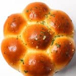 Set of seven Cheesy Garlic Dinner Rolls.