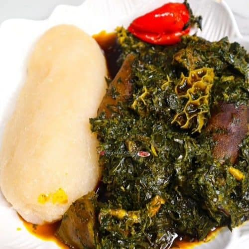 Eru Soup (Okazi Leaves) - Cooking With Claudy