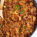 Wok of Shrimp Fried Rice.