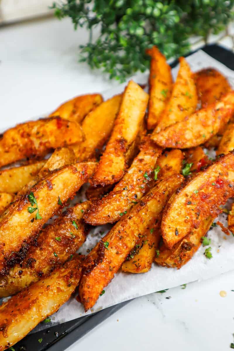 Best Ever Crispy Baked Potato Wedges Cooking With Claudy