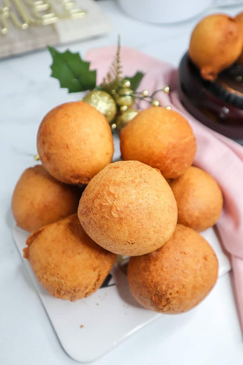 Pile of Crunchy Nigerian Buns.