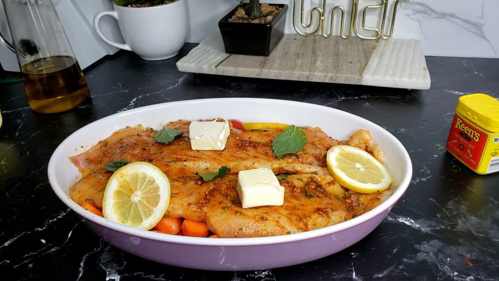 Baked Red Snapper with Garlic and Herbs - Cooking With Claudy