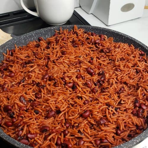 Waakye (Ghanian Rice and Beans) - Cooking With Claudy