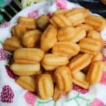 Pile of homemade Churros.