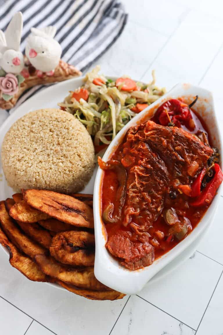Caribbean Stewed Fish - Cooking With Claudy