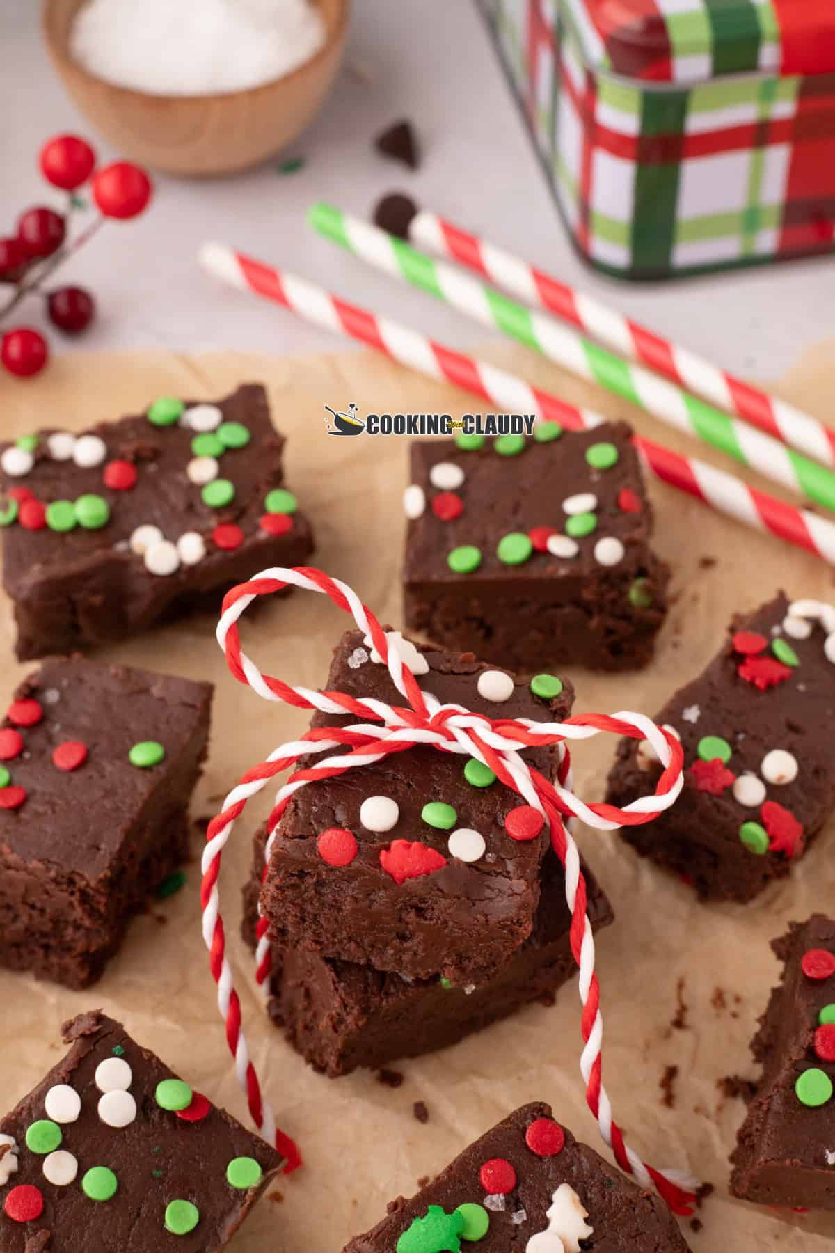 Easy Christmas Fudge - Cooking With Claudy