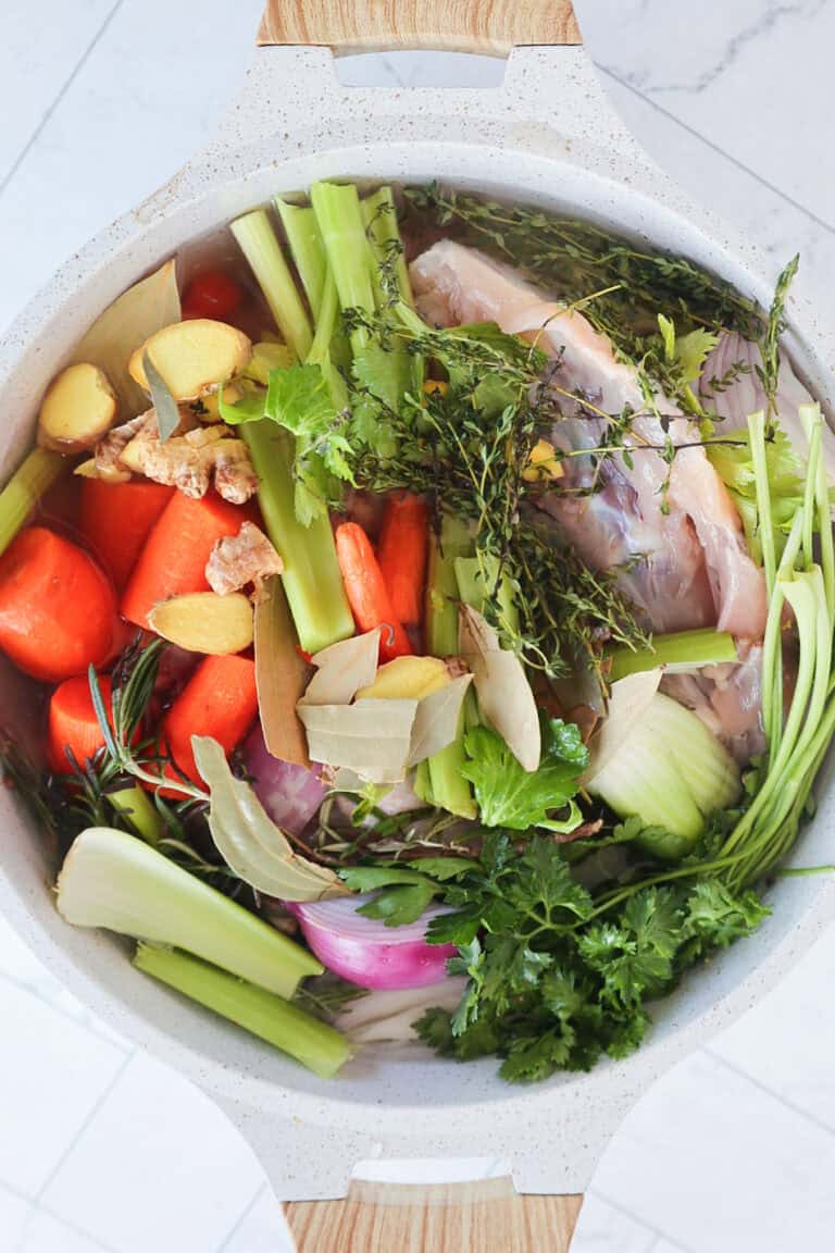 Homemade Chicken Broth - Cooking With Claudy