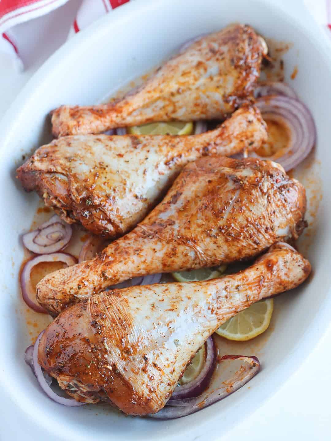 baked turkey drumsticks recipe