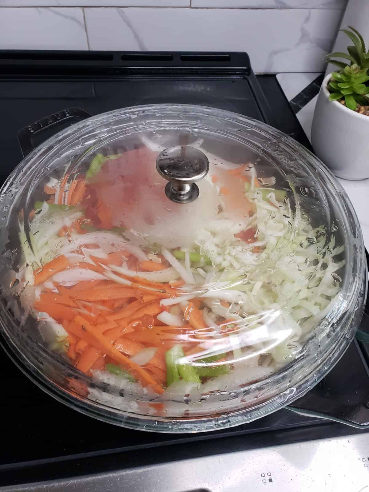 covered pot