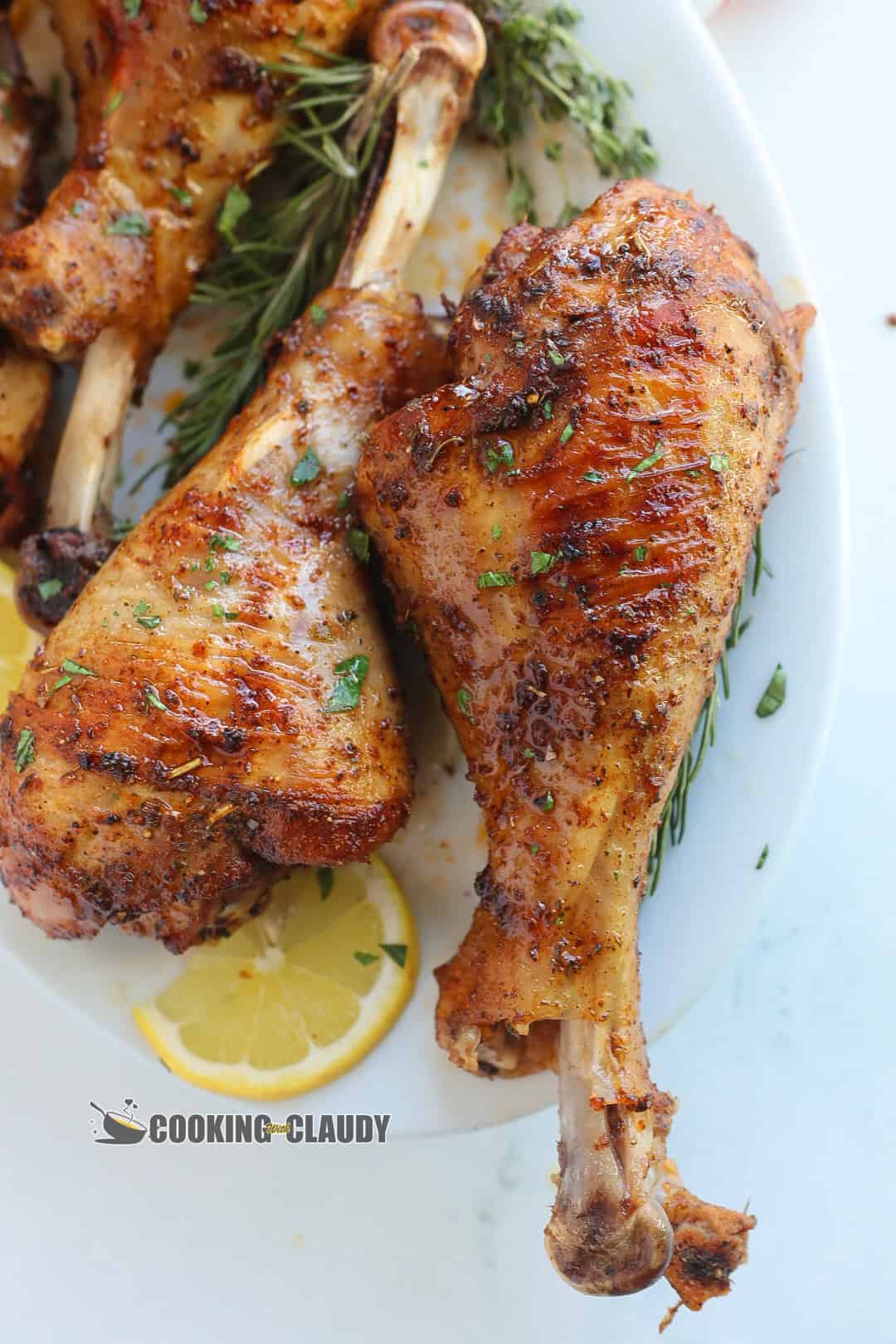 baked turkey in a bowl