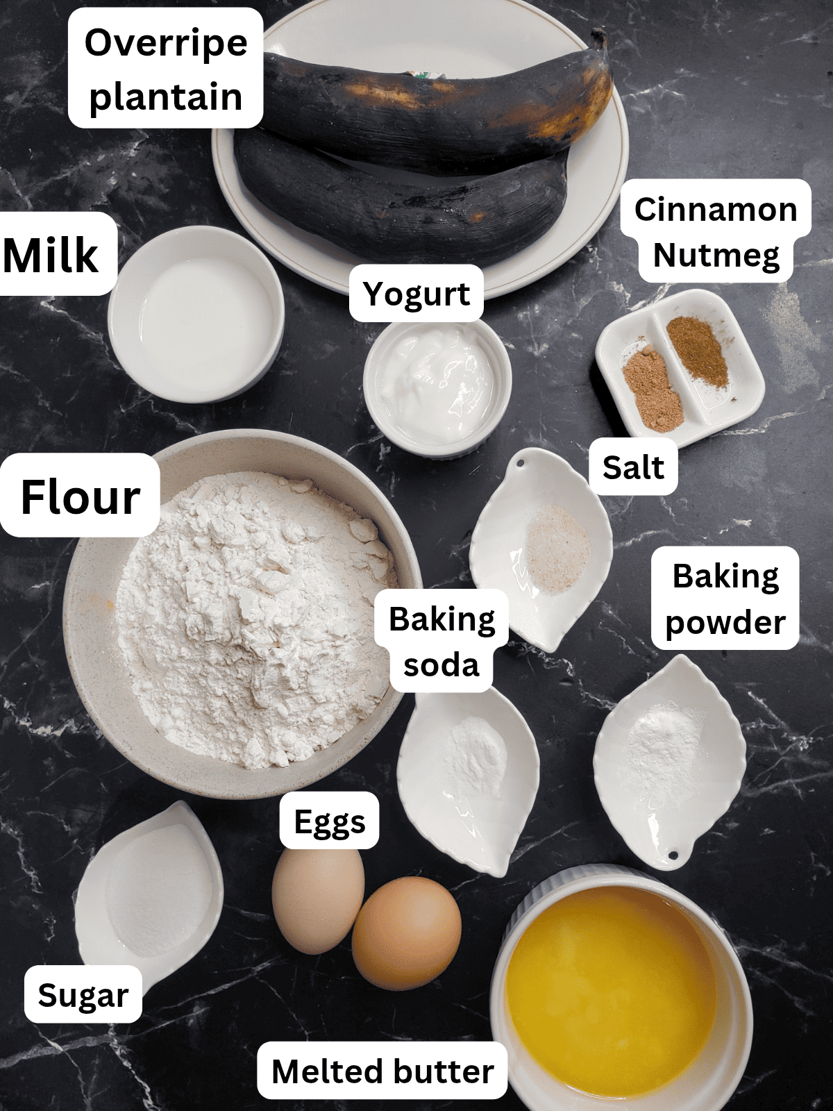 plantain cake ingredients