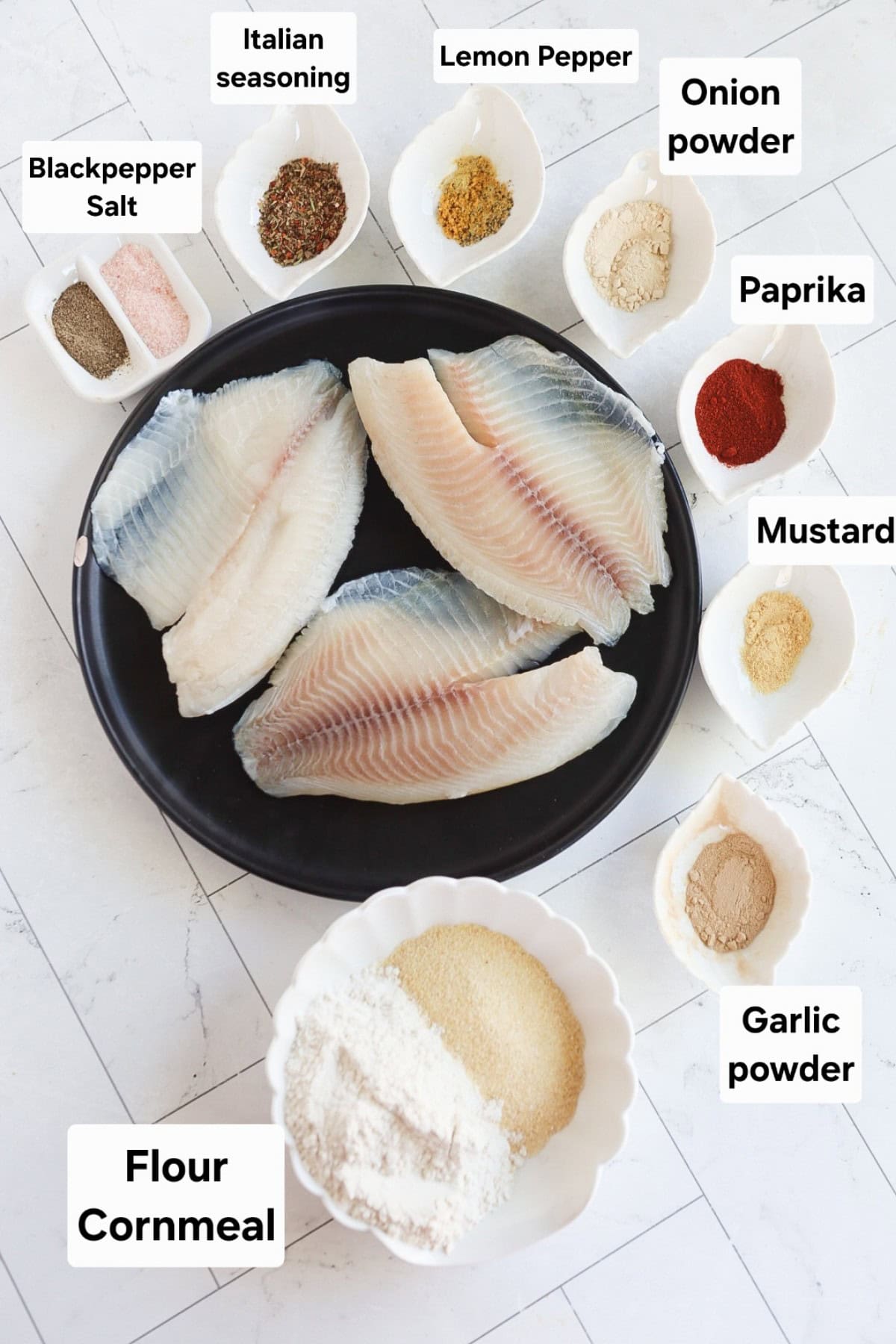 ingredients of pan fried fish