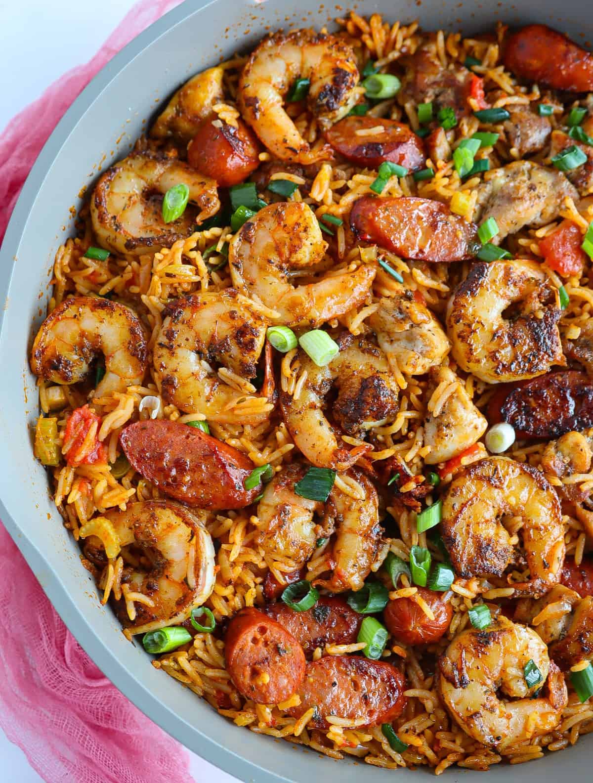 Jambalaya in a pan