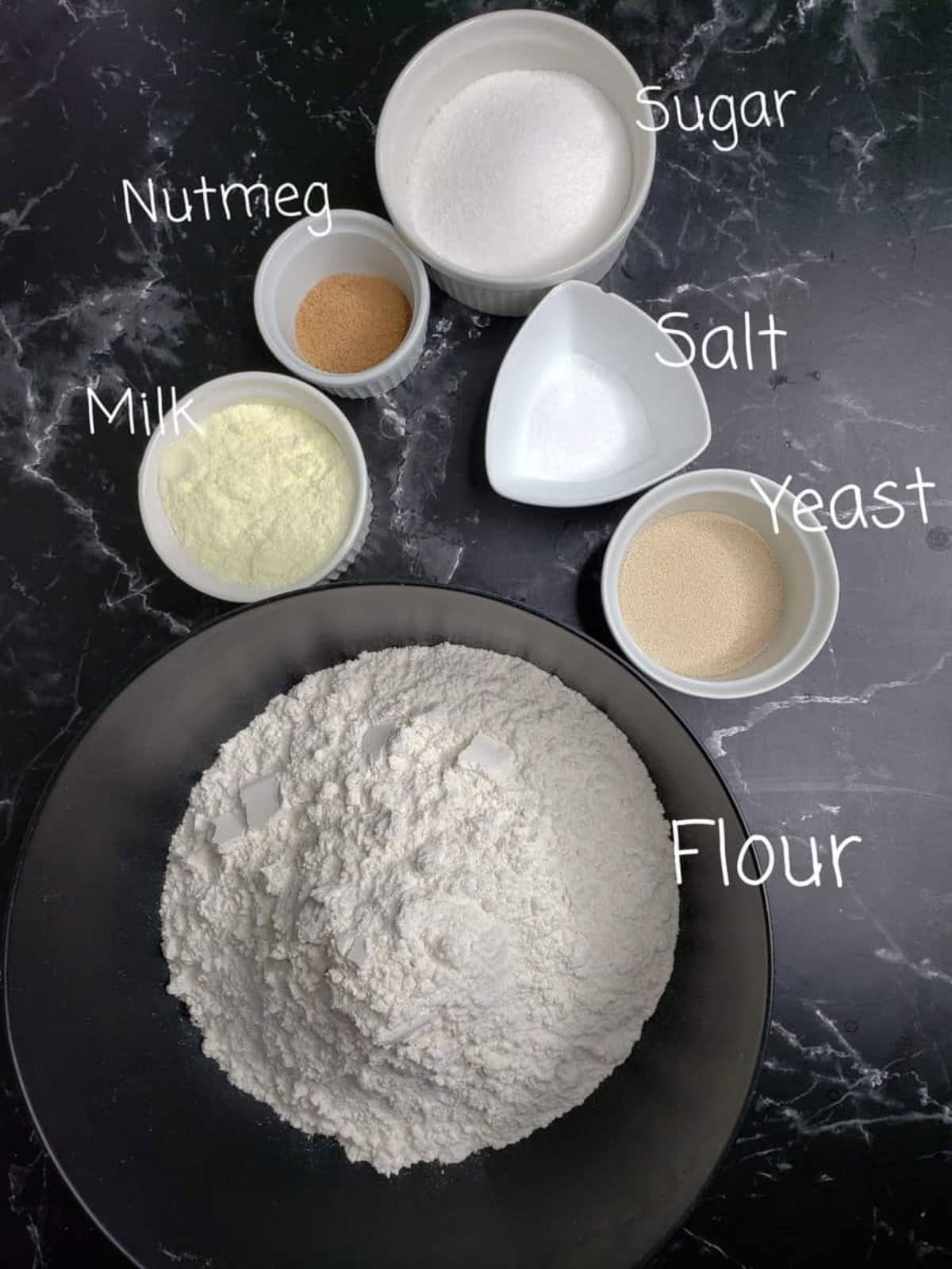 ingredients for Nigerian puff puff