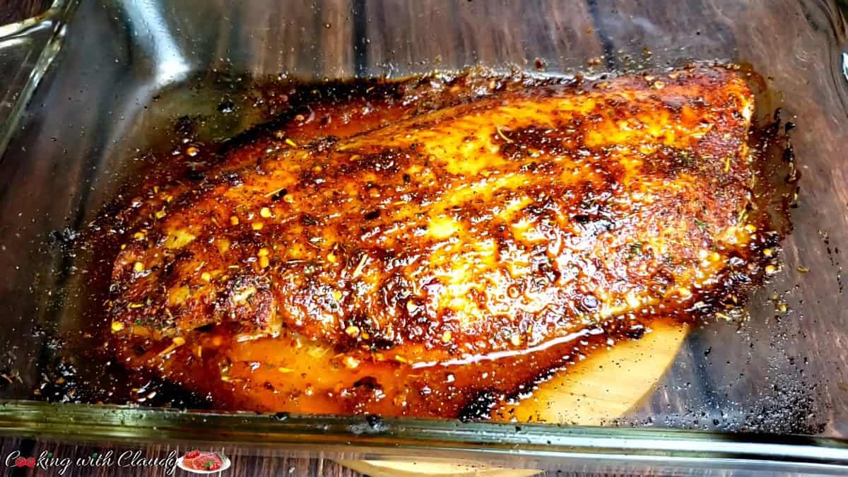 Super Easy Oven Baked Fish-Fillet in a bowl
