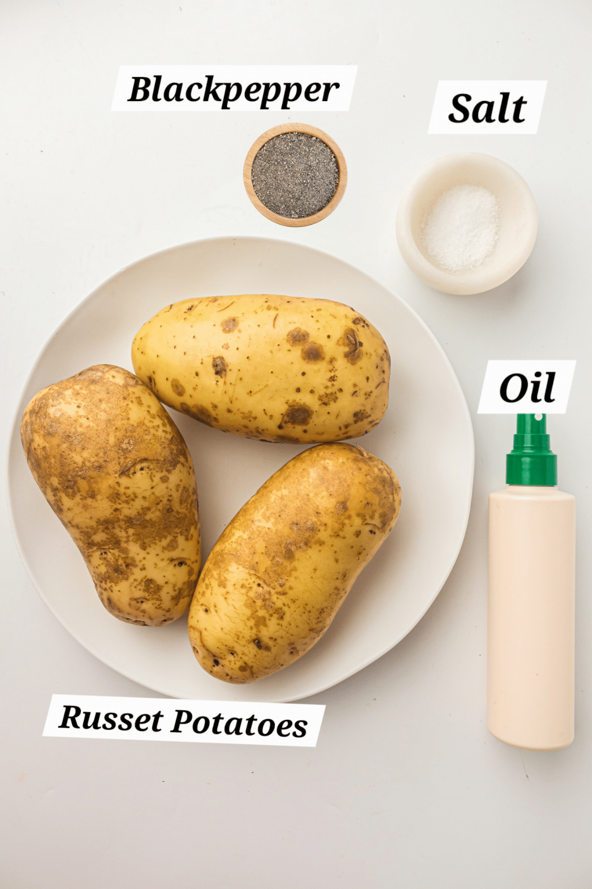 air fryer baked potatoes ingredients