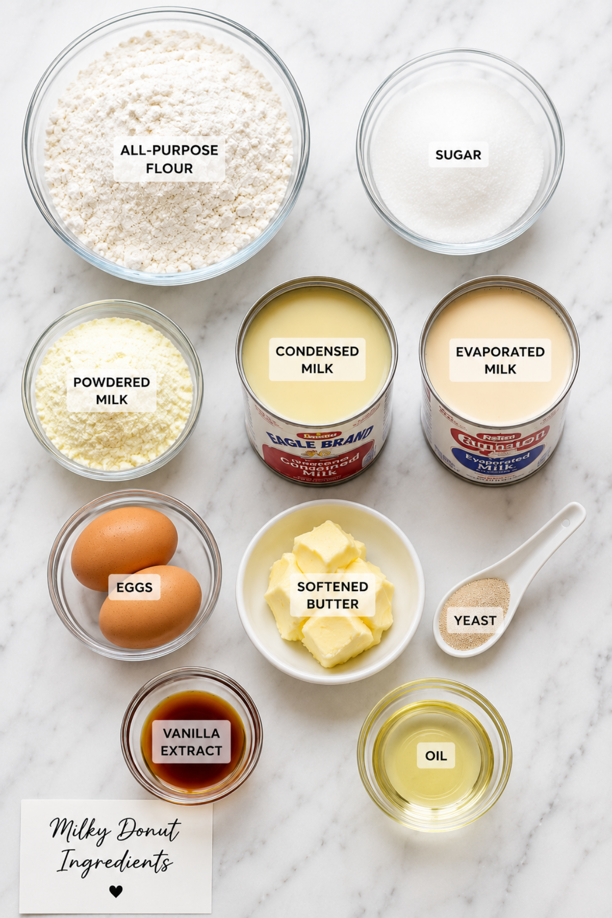 milky donuts ingredients
